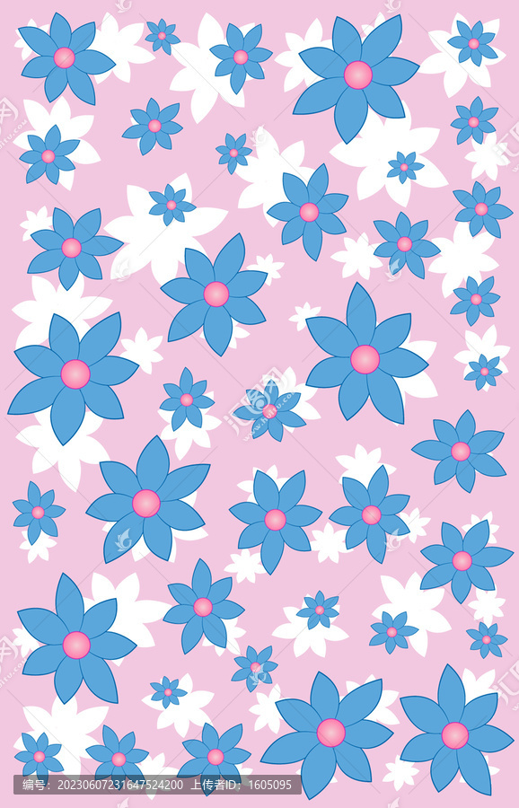 小碎花家紡布匹印花圖案