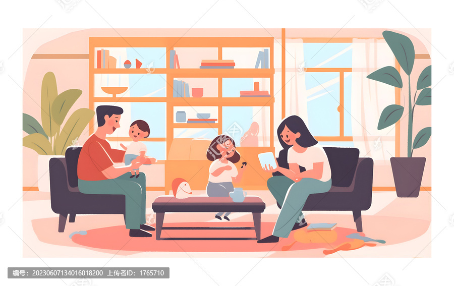 親子插畫