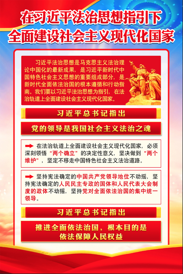 法治展板