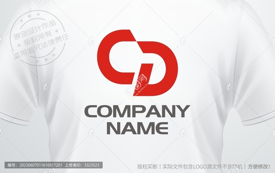 CD組合設(shè)計(jì)logo字母CD
