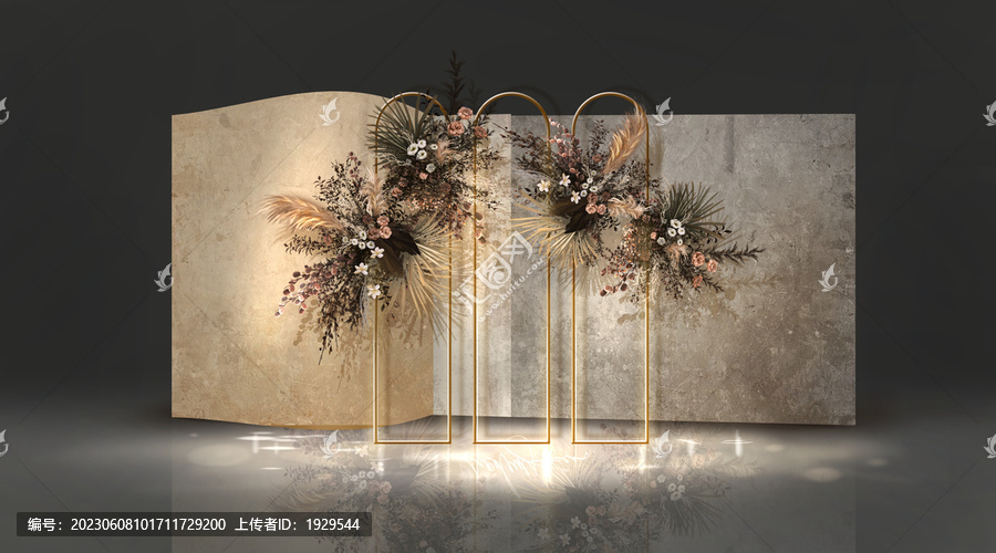 駝色婚禮美學(xué)派對迎賓區(qū)