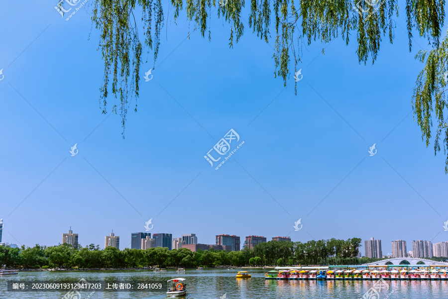 中国北京玉渊潭公园风景