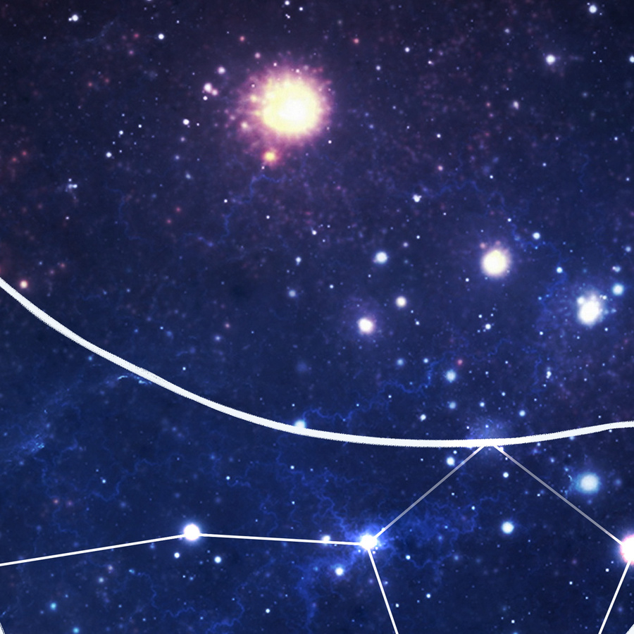 鯨魚天空北斗七星