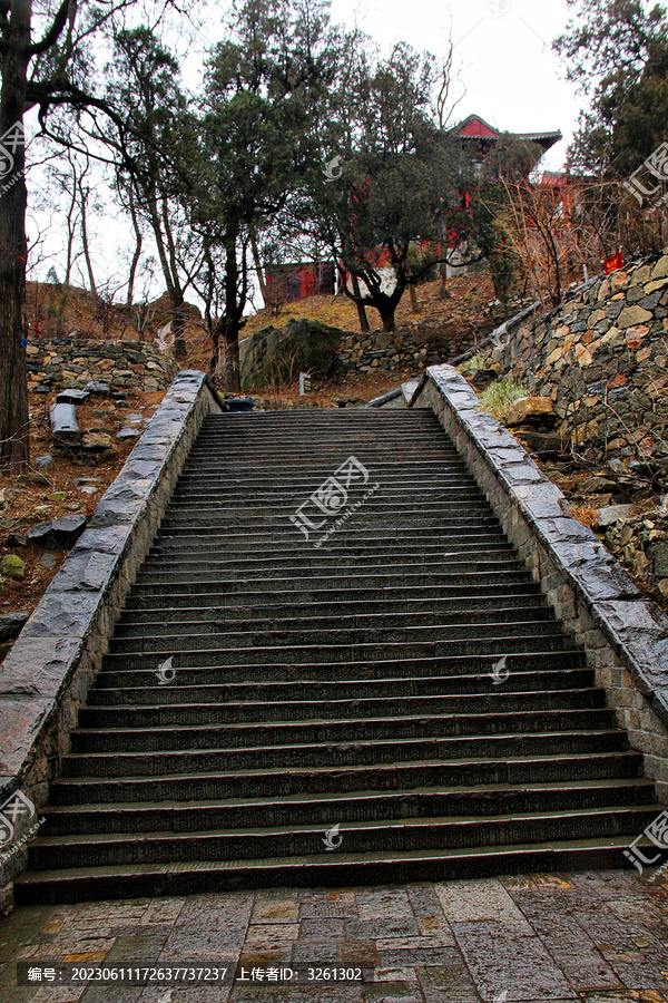 泰山登山石阶