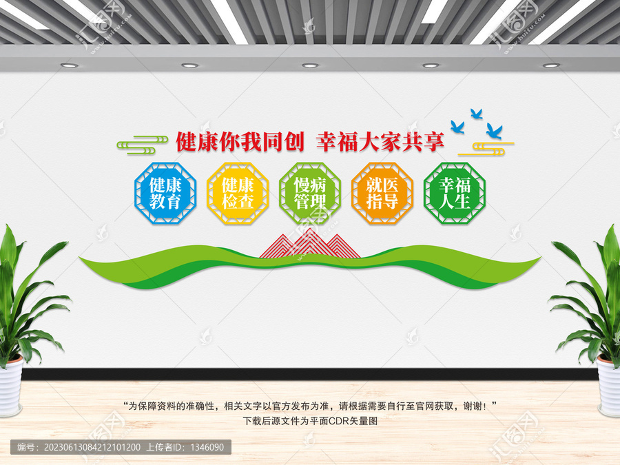 健康小屋文化墻