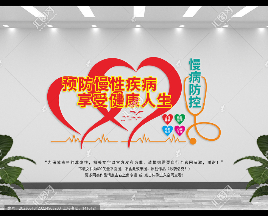 預(yù)防慢性疾病文化墻
