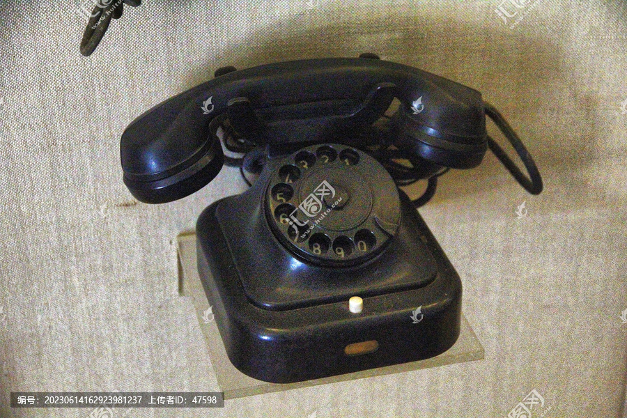 怀旧老电话拨盘电话