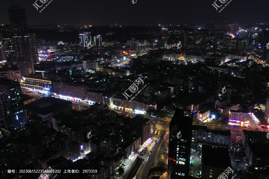 深圳龙岗岗头夜景