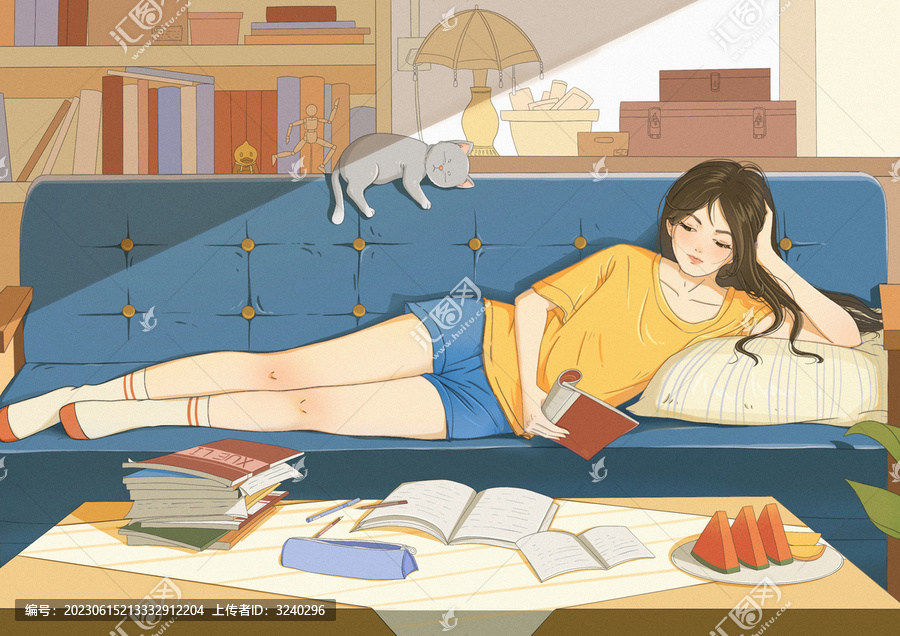 學習中的女孩