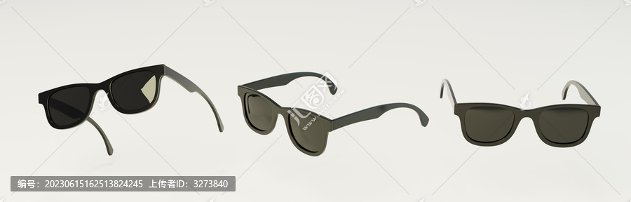 太阳眼镜墨镜遮挡阳光眼镜3D