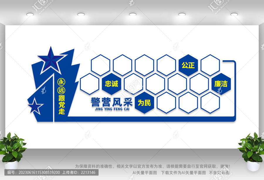 警員風(fēng)采墻