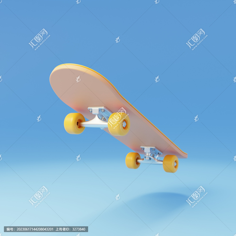 潮流个性刺激滑板车滑行板3D