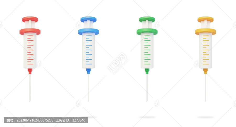 預防治療疫苗治病注射輸液3D