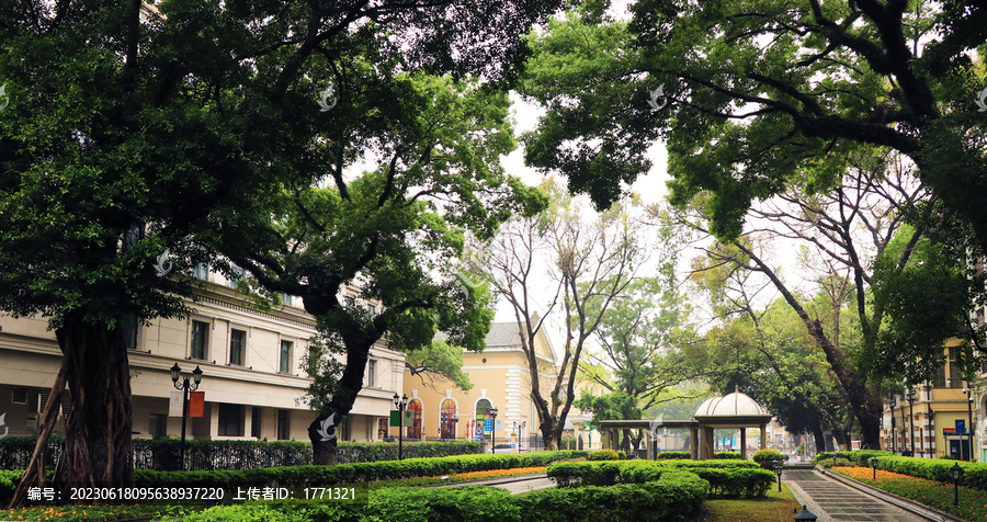 欧式建筑街景