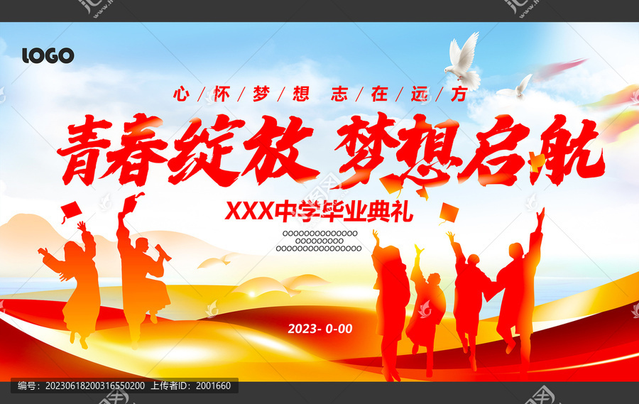 畢業(yè)典禮展板