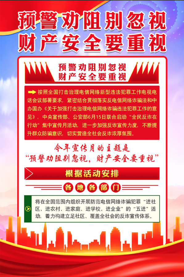 全民反詐集中宣傳月