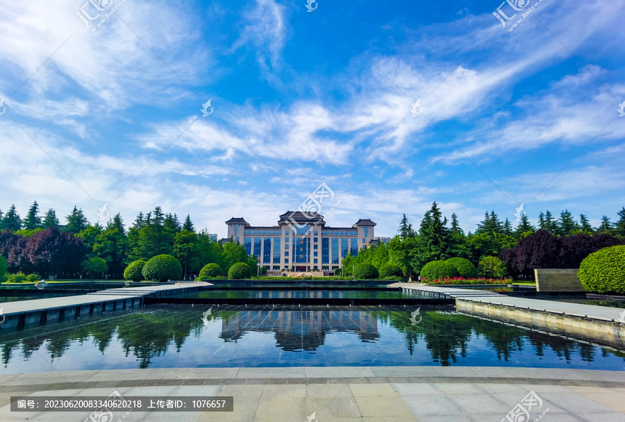 陕西大学校园风景