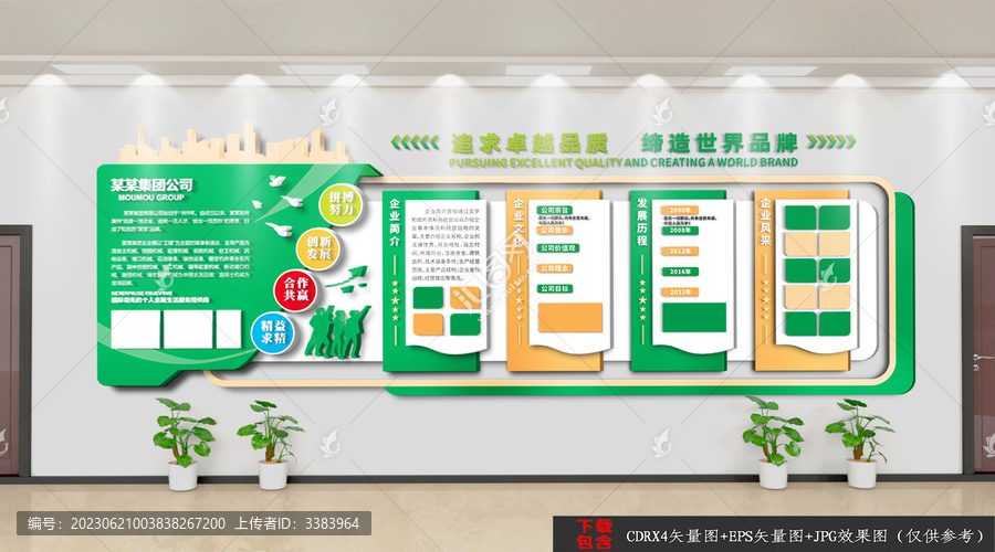 綠色企業(yè)文化墻