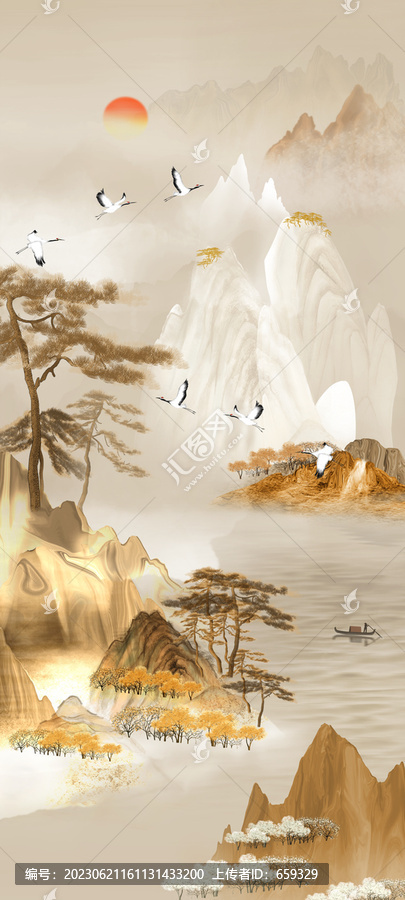 新中式山水