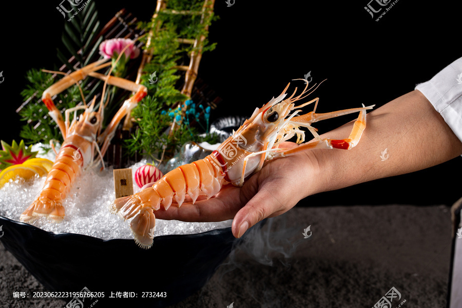 鳌虾刺身