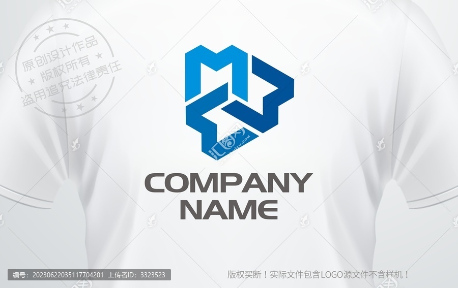 M字母logo字母M设计标志