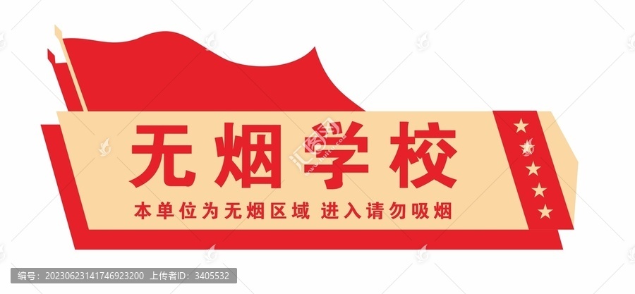 無煙標識牌
