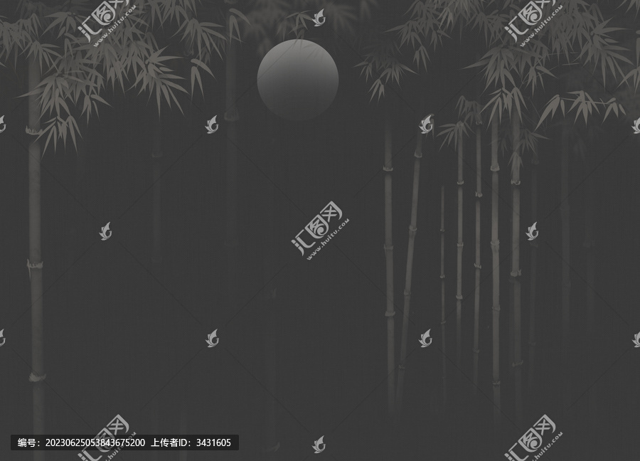 寫意竹子