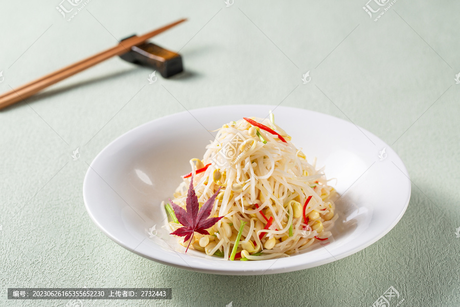 芥菜丝黄豆芽