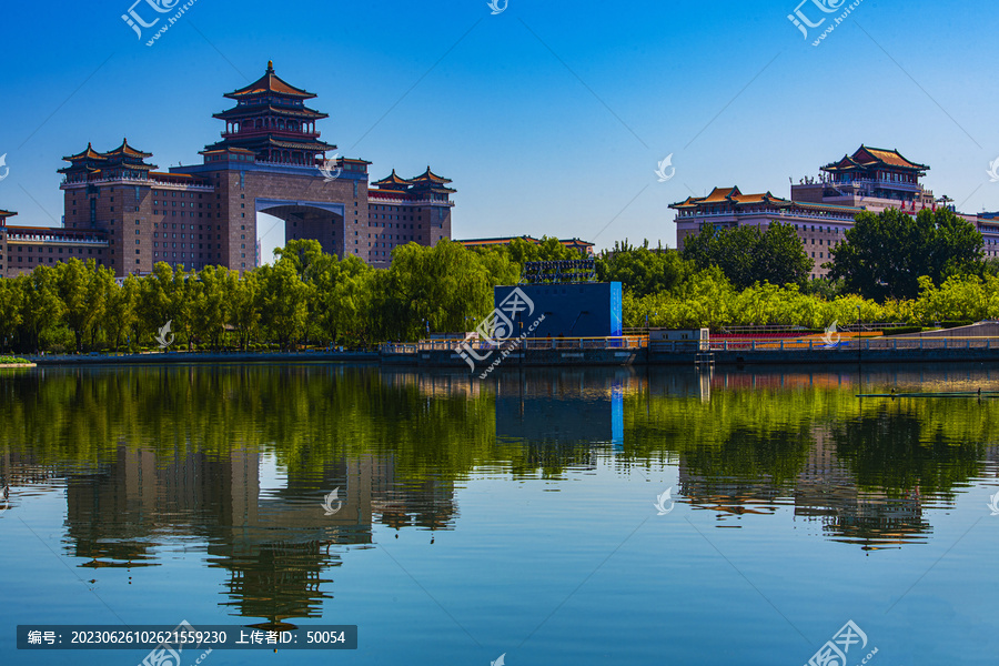 北京莲花池夏日风光