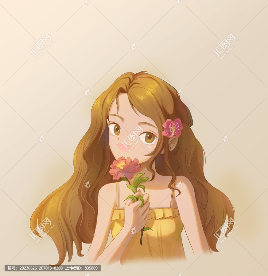 手繪女孩