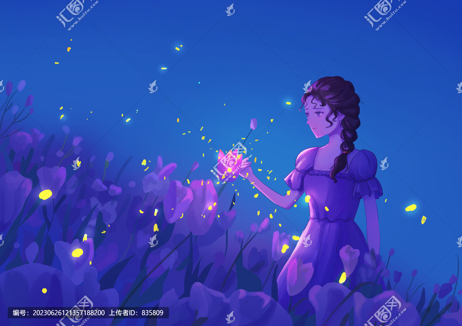 手繪夢幻女孩