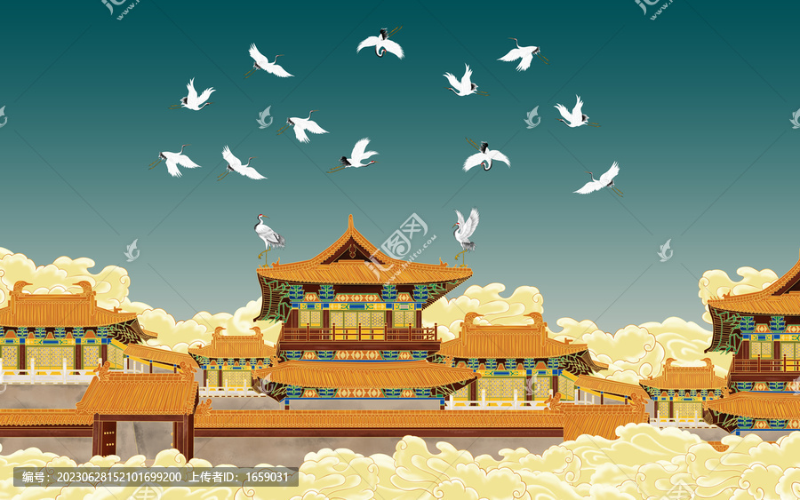 瑞鶴圖