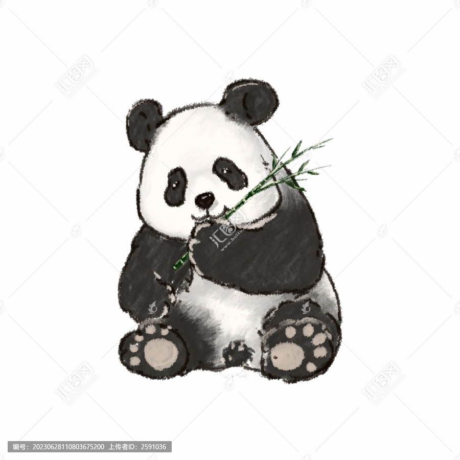 吃東西熊貓