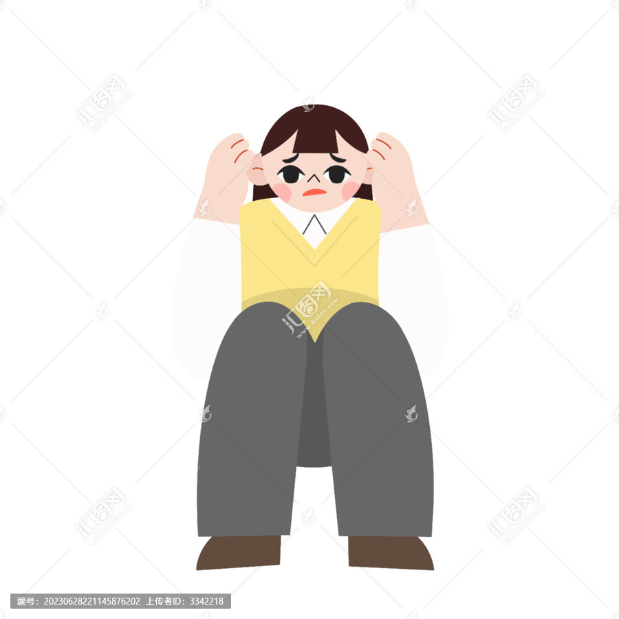 悲傷的學生