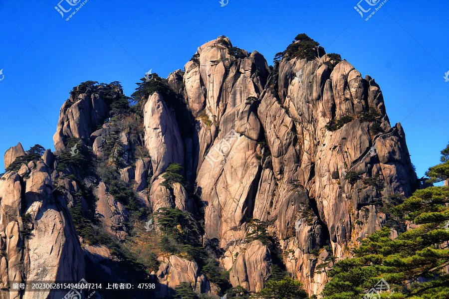 黄山奇峰怪石