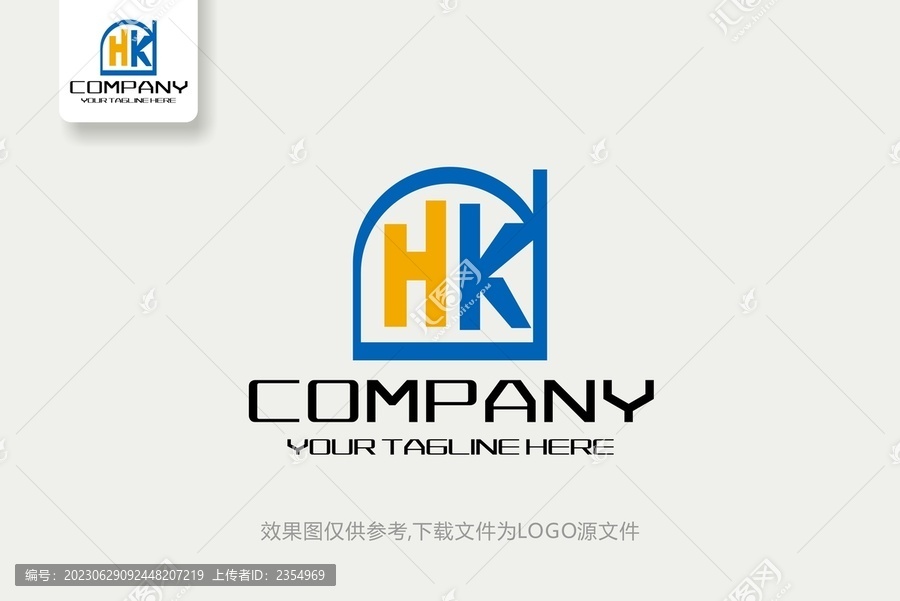 HK简洁班徽校徽logo