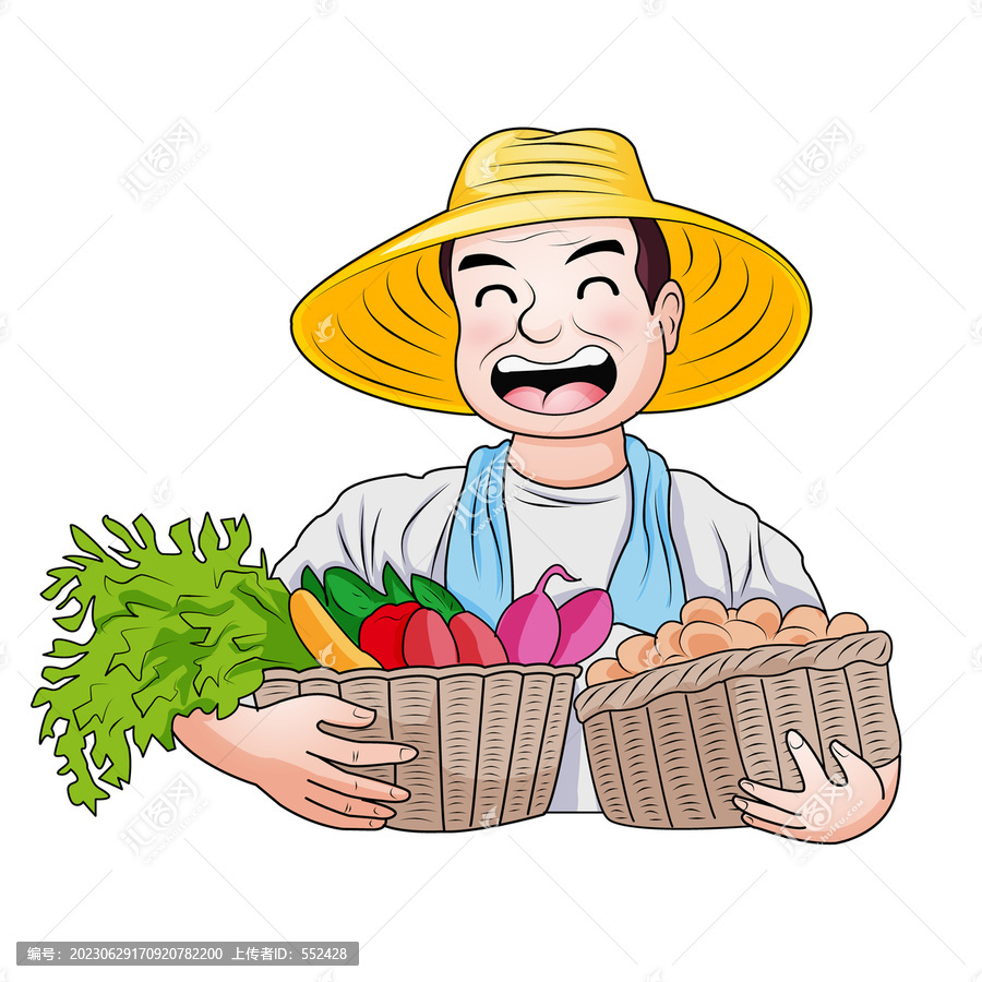 菜農(nóng)大叔卡通