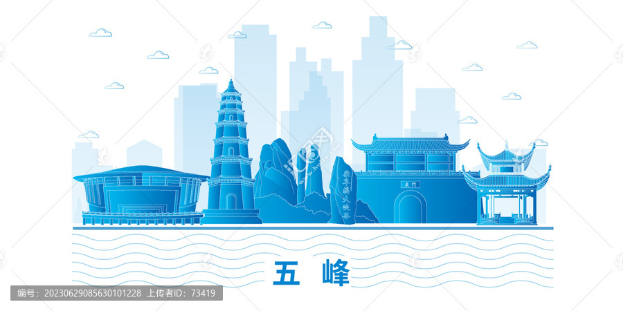 五峰縣智慧科技城市海報展板