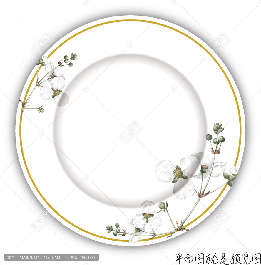 餐具花面
