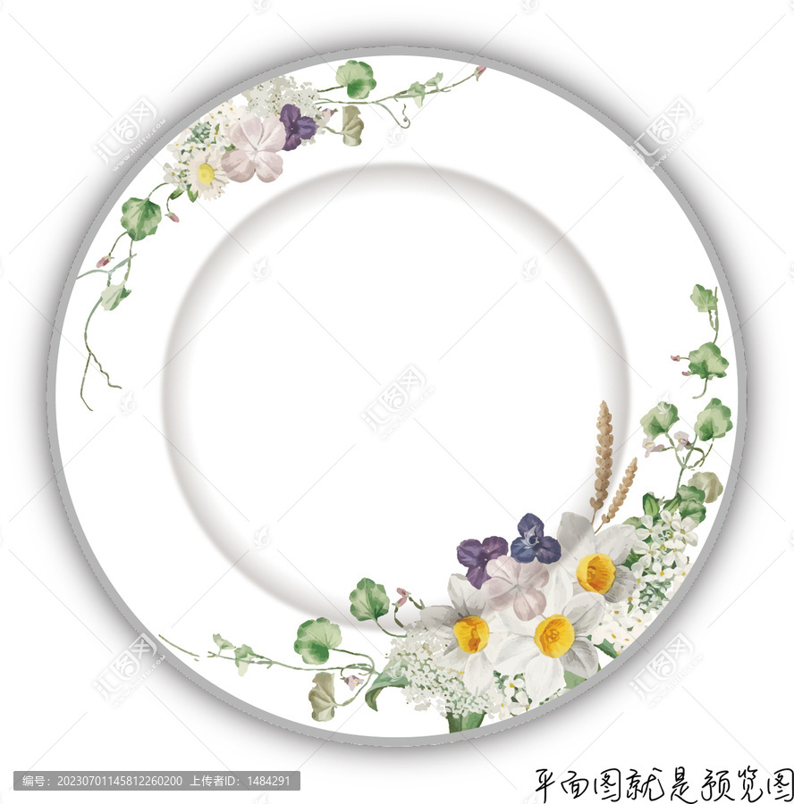餐具花面