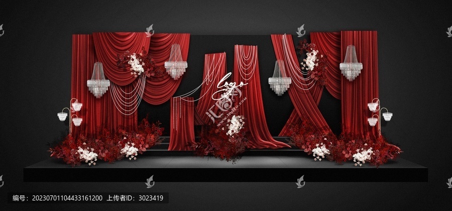 紅色布?；槎Y