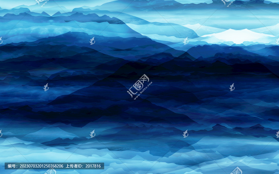 抽象意境大氣山水