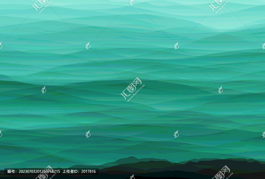 簡約山水