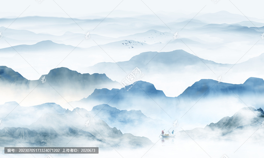 中式山水畫