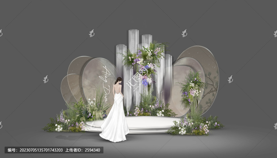 新中式婚禮迎賓區(qū)
