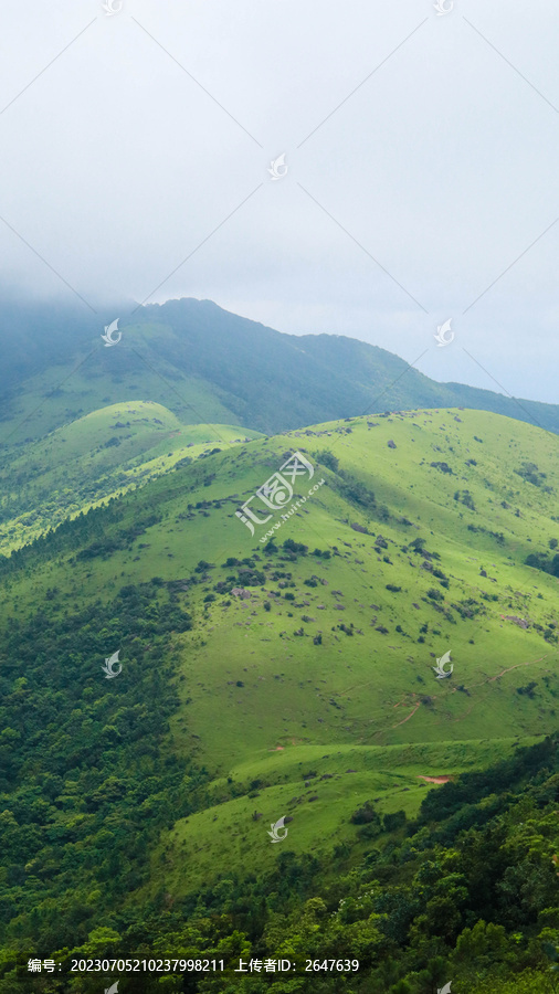 望洲顶山谷