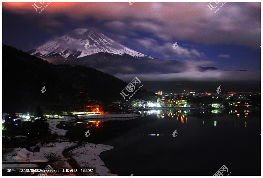 富士山夜色