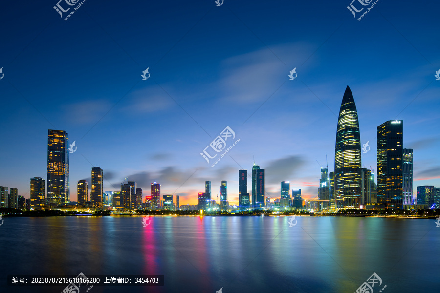 深圳人才公园夜景