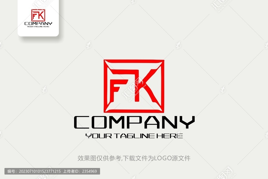 FK字母电子科技数码logo