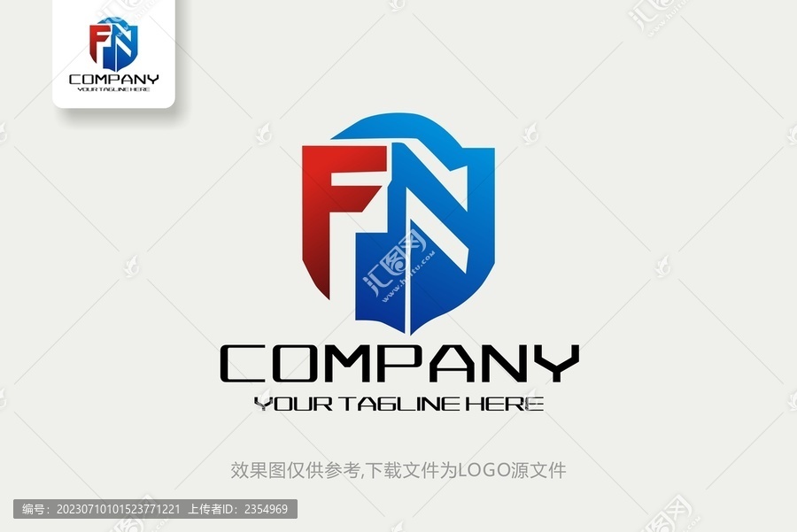 FN標(biāo)志FN字母logo